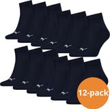 Puma Quarter Sokken Plain 12-pack Navy-47/49