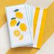 Talking Tables 16 x premium lange lunch citroenpapieren servetten - gestreepte gele wegwerpservetten - citrus gastendoeken dubbelzijdige serviettes voor decoupage voor buiten tuinfeesten picknicks 40