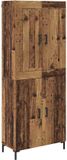 vidaXL Highboard Oud Hout 69,5 x 34 x 180 cm
