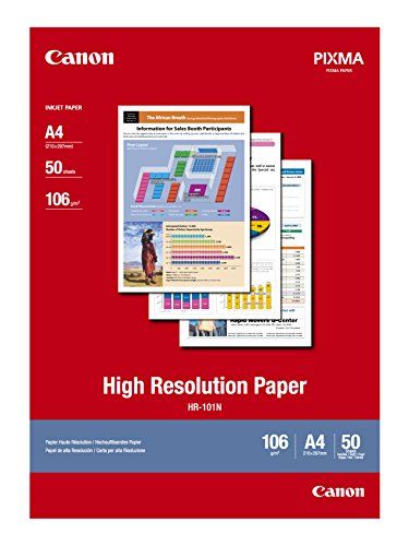 Canon HR-101N papier met hoge resolutie (106 g/m²) A4 50 Blatt