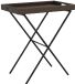 vidaXL Dienbladtafel inklapbaar 65x40x75 cm poly rattan bruin