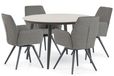 Lifestyle Garden Furniture Lifestyle Andorra/Vienna 120 cm dining tuinset 5-delig