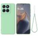 Motorola Coque en silicone liquide avec dragonne - Verte