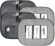Imperial Riding Rijnummer Glitter (x2) zilver One size