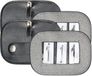 Imperial Riding Rijnummer Glitter (x2) zilver One size