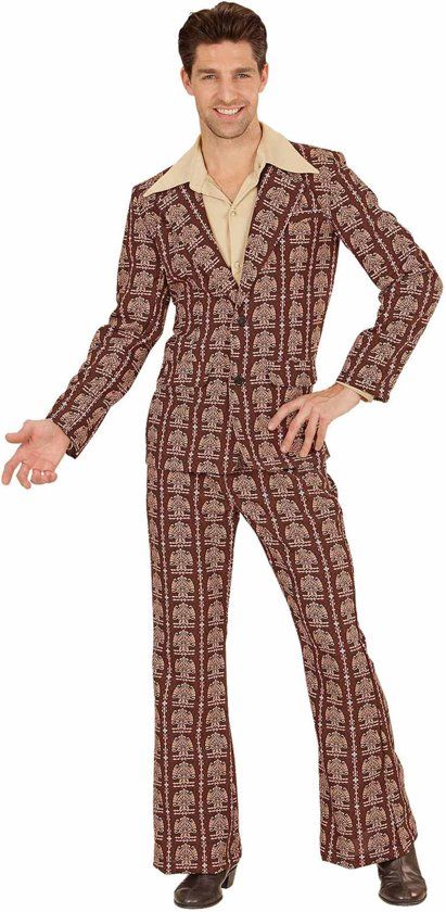 Generik Jaren 70 old school kostuum voor mannen - Verkleedkleding