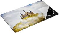 Chefcare Inductie Beschermer Kasteel op de Berg in het Bos - 90x55 cm - Multicolor