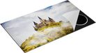 Chefcare Inductie Beschermer Kasteel op de Berg in het Bos - 90x55 cm - Multicolor