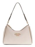 GUESS Anise schoudertas met dubbele ritssluiting en Stone logo crème