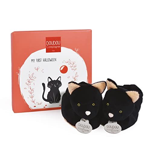 Doudou et Compagnie DC3891 pantoffels kat zwart - Maat: -