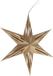 Gerimport Gerim Papieren decoratie kerstster lampion lichtbruin 40 cm