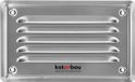 KOTARBAU Vierkant ventilatierooster - Roestvrij staal - 16,5x10 cm