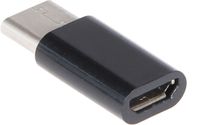 Joy-it K-1483 MicroUSB - B vers USB - C adaptateur Noir
