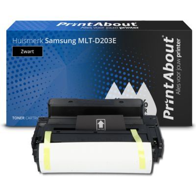 PrintAbout Samsung MLT-D203E Toner Zwart Extra Hoge Capaciteit