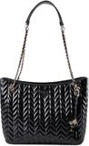 GUESS Cheryl Two Compartment Tote Black zwart