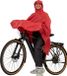 LOWLAND OUTDOOR Fietsponcho - Rood - Unisex - 100% Waterdicht (10000mm) - Ademend - Polyamide