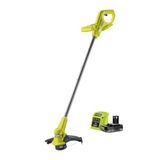 RYOBI Accu-grastrimmer RY18LT23A-120P, incl. 1x 2,0 Ah accu en oplader | 18 V ONE+ accusysteem, 23 cm snijbreedte, EasyEdge-functie voor randmodus, metalen steel, compact design.
