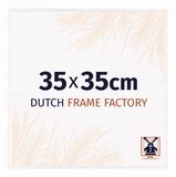 Dutch Frame Factory Fotolijst 35x35 cm - Kunststof - Wit Hoogglans - Easy