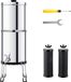 Système de filtration d'eau par gravité - Carafe filtrante avec membrane d'ultrafiltration - Filtre à eau puissant pour une eau potable propre