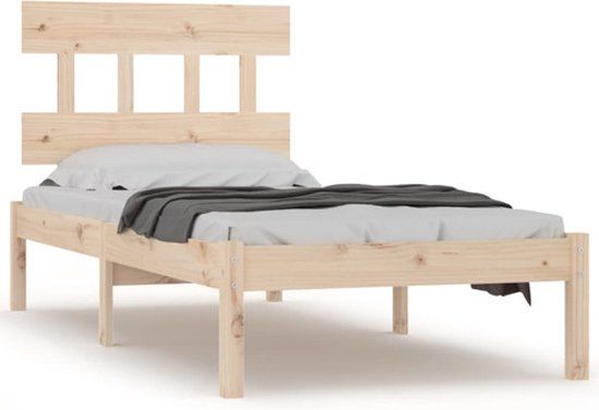 vidaXL Bedframe massief hout 90x200 cm