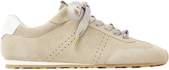 Nubikk Billy Lou Beige Suede Lage Sneakers Dames Maat 37