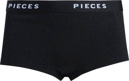 Pieces PCLOGO Boxershort - Black - Women - Size M