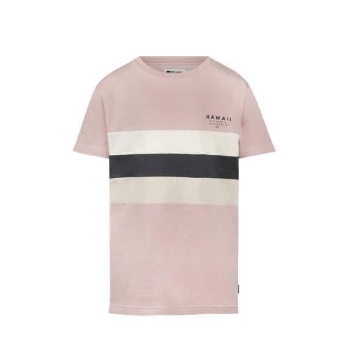 No Way Monday T-shirt lichtroze