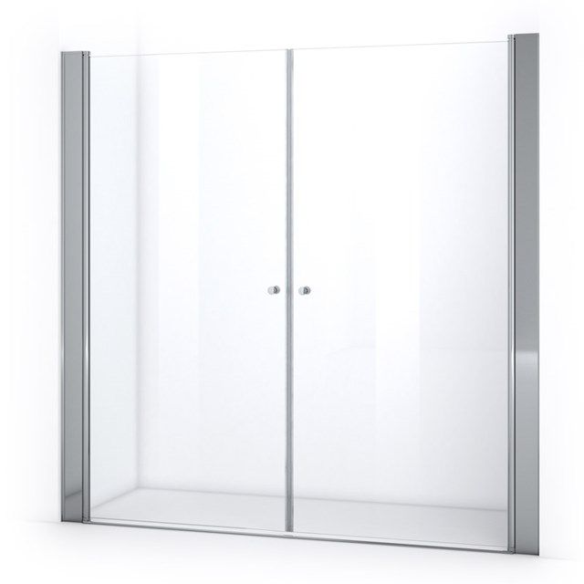 Maxaro Douchedeur Zircon Comfort 205cm Pendeldeur Helder Chroom