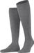 FALKE ClimaWool Kniekousen Heren Grijs Wol Lyocell Maat 45-46