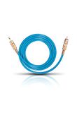 Oehlbach NF 113 DI 500 – cinch-kabel digitale audio – hoogwaardige S/PDIF-coaxkabel, meerdere afschermingen, 75 ohm – 5 m – blauw