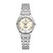 Jacques du Manoir Horloge Leonie Vrouwen Polshorloge Analoog Quartz Staal Zilverkleurig/Donkerblauw 29 mm