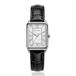 ZINZI Elegance ZIW1906Z dameshorloge met witte wijzerplaat, stalen kast en zwarte stalen band