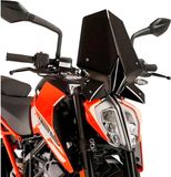 Puig Carenabris New Generation Sport Windscreen for KTM 125 Duke/390 Duke - Black