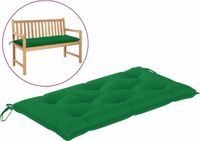 vidaXL Tuinbankkussen 100x50x7 cm Oxford stof groen