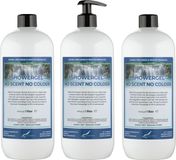 Claudius Cosmetics B.V. Douchegel No Scent No Colour 1 liter - set van 3 stuks - met gratis pomp