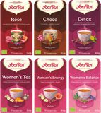Yogi Tea De 6 Lievelingssmaken van de Vrouw - Cafeïnevrij Biologische Kruidenthee - Women's Favorite - 6 Pakjes van 17 Theezakjes