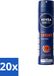 Nivea Men Sport Anti-Transpirant Deodorant Spray 150 ml - Voordeelverpakking - 20 stuks
