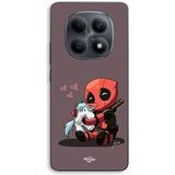 Maniacase Hoesje voor Xiaomi Redmi Note 15 5G Baby Deadpool met Eenhoorn
