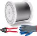 VEVOR Staalkabel Staaldraad Roestvrij Ф3.18mmx305m 7.1kn 7x7 Strengen
