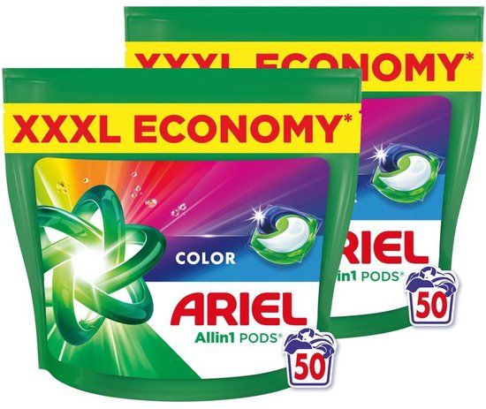 Ariel wasmiddel pods – Color All-in-1 | 100 wasbeurten