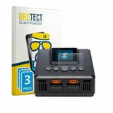 BROTECT - Screenprotector voor Spektrum Smart Charger S250 - Folie Beschermfolie Beschermglas matte 3 Stuks