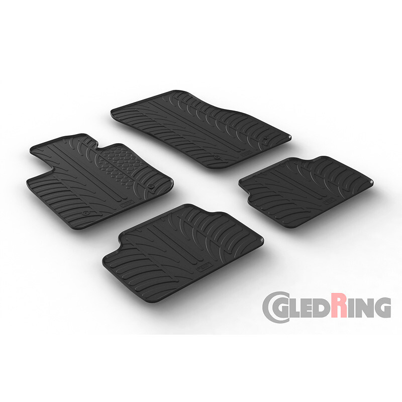 Gledring Rubbermatten passend voor Mini F55 5-deurs 2014- (T...