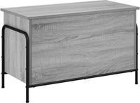 vidaXL Opbergbox Grijs Sonoma 80 x 40 x 49,5 cm Bewerkt hout
