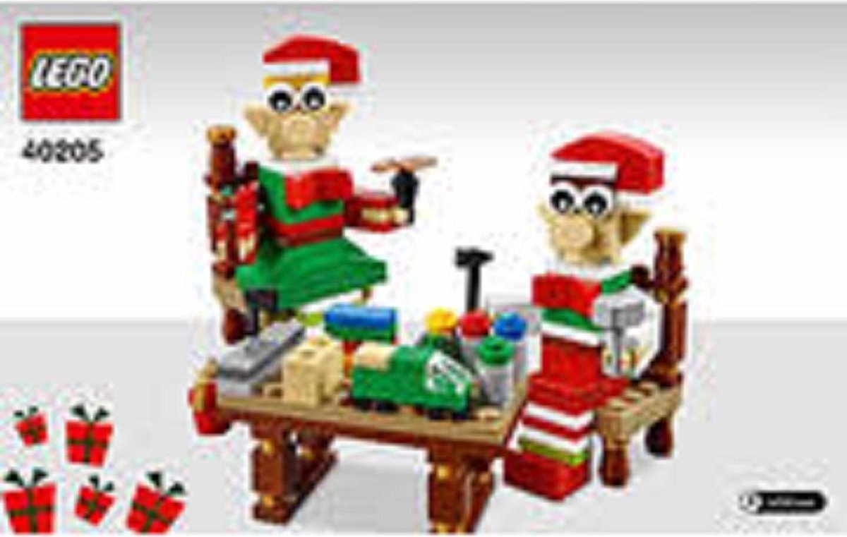 lego Kerstkabouters helpende elfen - set 40205 - vanaf 7 jaar