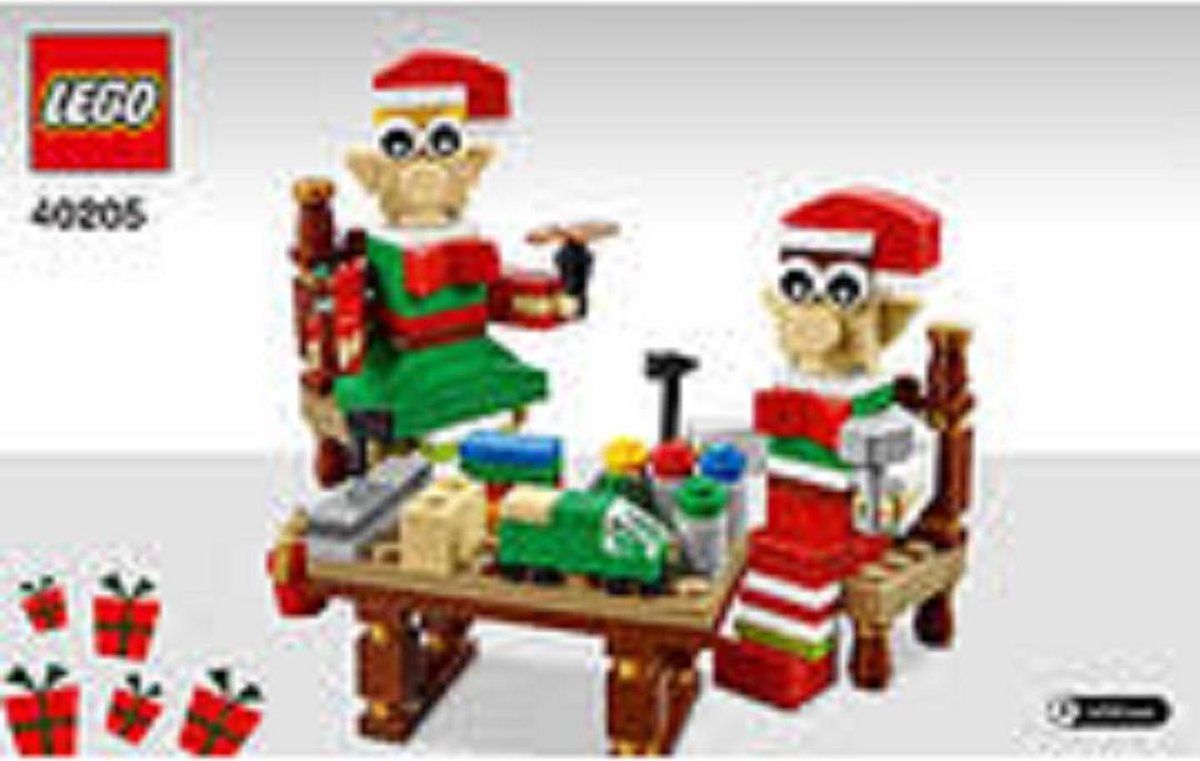 LEGO Kerstkabouters helpende elfen - set 40205 - vanaf 7 jaar
