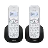 VTech CS1501 Draadloze DECT-telefoon met twee handsets met oproepblokkering, beller-identificatie/oproep in wachttijd, handsfree luidspreker, display en toetsenbord met achtergrondverlichting
