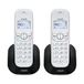 VTech CS1501 Draadloze DECT-telefoon met twee handsets met oproepblokkering, beller-identificatie/oproep in wachttijd, handsfree luidspreker, display en toetsenbord met achtergrondverlichting