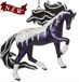 Enesco The Trail of Painted Ponies Frosted Black Magic Kerstboomhanger paard