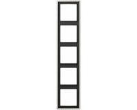 Jung Aluminium/Staal/Chroom Afdekraam Schakelmateriaal - ES2985 - E28CQ