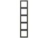 Jung Aluminium/Staal/Chroom Afdekraam Schakelmateriaal - ES2985 - E28CQ